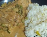 Foto del paso 5 de la receta: Pollito con calabacita y crema chipotle