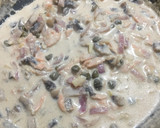 Foto del paso 9 de la receta Pasta con salmón, queso y alcaparras