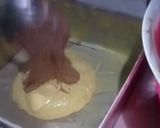 Foto langkah ke 5 dari resep Steamed Zebra Cake (takaran gelas).