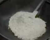 A picture of step 1 of Wheat flour sukhdi (gul papdi).