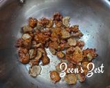 A picture of step 1 of Moong Badi Aloo Curry/Lentil Dumplings with Potatoes.