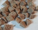 A picture of step 1 of Fiber Soup with Meatball pieces of eight.