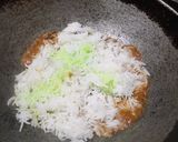 A picture of step 5 of Prawns biryani.
