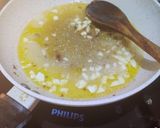 A picture of step 3 of Grilled shrimp with lemon butter garlic sauce.