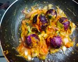 A picture of step 5 of Gutti Vankaya Koora (Stuffed Eggplant Andhra Style).