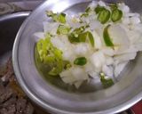 A picture of step 2 of Dhaba gosht.