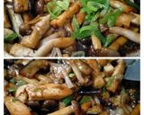 Foto langkah ke 2 dari resep Tumis Terong Tahu Jamur.