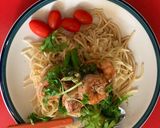 Hình bước làm 3 của món Mì Spaghetti-cà bi-broccoli-hihi