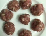 Hình bước làm 1 của món Bánh mì xíu mại