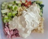 Hideg Tésztasaláta recept fázis 4 fotója