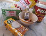 A picture of step 1 of Fruit Trifle/ Dodh Dulari.