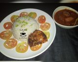 A picture of step 3 of White rice and stew.