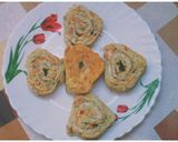 A picture of step 6 of Korean Egg Roll (Gyeran Mari).