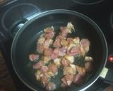 Foto del paso 2 de la receta: Carne de cochino con garbanzos y papas al mojo hervido