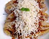 Foto langkah ke 4 dari resep Pisang Karamel Keju.