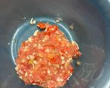 A picture of step 2 of Seyal chapati.