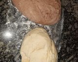 Foto del paso 4 de la receta: Aros de pan bicolor