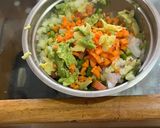A picture of step 3 of Avocado open sandwich.