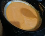 A picture of step 3 of Soya Makhana curry.