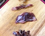 Foto del paso 5 de la receta: Acelgas silvestres con garbanzos y jamón 👩‍🌾