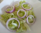 A picture of step 1 of Pancetta and mozzarella salad.