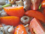 Bao tử cá basa xào chua
