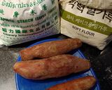 A picture of step 1 of Deep fried sweet potato(Timus) Indonesia traditional snacks.