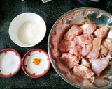 A picture of step 1 of Chicken Gravy.