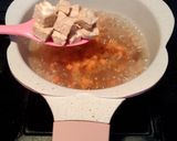 Foto langkah ke 4 dari resep Bubur Daging Telur Puyuh (MPASI Bayi 6 Bln+).