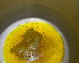 A picture of step 2 of Desi Odia style chicken gravy.