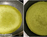 Foto del paso 4 de la receta: Crepes con té matcha