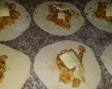 A picture of step 4 of Chicken cheese packet roll.