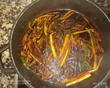 Foto del paso 4 de la receta: Noodles de arroz, con langostinos y calabacín