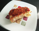 Foto del paso 6 de la receta: Salmón al horno con jamón serrano y queso