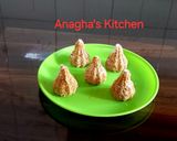 A picture of step 2 of Sesame Modak.