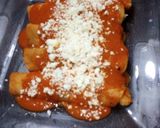 Foto del paso 4 de la receta: Enfrijoladas al guajillo las Correa