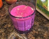 A picture of step 3 of Hot pink smoothie.