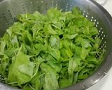 莧菜貢丸蛋花湯的食譜步驟1照片