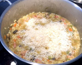 Foto del paso 7 de la receta: Risotto de champiñones más tres colores