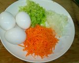 Foto langkah ke 1 dari resep Telur dadar segitiga.