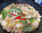 รูปขั้นตอนการทำที่ 5 ของ แกงเขียวหวานไก่ใส่ฟักคีโต