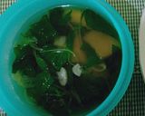 Foto langkah ke 4 dari resep Sayur bening 'baylake' (bayam labu kemangi.