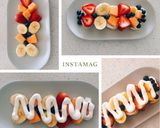 Hình bước làm 3 của món Fruit Salad with Yogurt Sauce🍓🍓