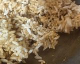A picture of step 2 of Parmal chikki (Murmura chikki).