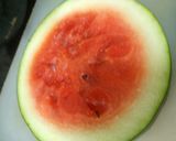 A picture of step 1 of Watermelon Pizza.