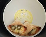 Foto do passo 7 de Pizza cone de wrap na air fryer