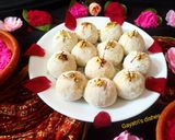 मनोहरा मलाई लडडू(manohara malai laddu recipe in Hindi) रेसिपी चरण 8 फोटो