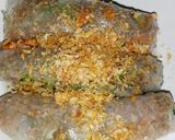 รูปขั้นตอนการทำที่ 3 ของ ก๋วยเตี๋ยวลุยสวน น้ำจิ้มบ๊วย | Rice Noodles Salad Rolls with Sweet Plum Sauce