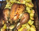 Une image de l'étape 1 de Poulet au four ail&thym.