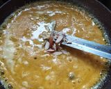 A picture of step 4 of Kesari Suji halwa.